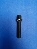 R12 Black Ball Seat Wheel Bolts M15X1.25 17mm Hex 60mm Thread