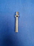20PCS Chrome-plated R12 Ball Seat Wheel Bolts M15X1.25 17mm Hex 60mm Thread
