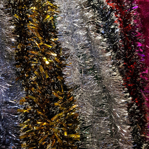 5x 2M Tinsel Christmas Xmas Ribbon Decoration Decor Ornaments