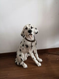 Dog statue Labrador Dalmatian resin ornament cute animal decor