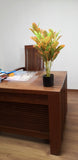 Artificial Realistic Plants Fake Croton / Codiaeum Variegatum Decoration 0.6m