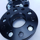 2PCS Black Wheel Spacer Adapters 32mm 1.25" 5x127 CB 71.5