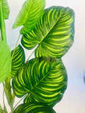 Artificial Realistic Plants Fake Philodendron Decoration 5-pronged leaf 1.2m