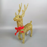 Golden Reindeer LED Christmas Ornament Decoration Xmas USB