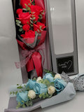 Artifical Fake Rose Scented Bouquet Valentine's Day Wedding Decor Gift Love