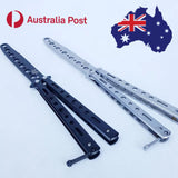 Training Folding Metal Butterfly Knife / Balisong