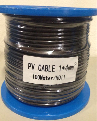 1x4 10 Meter Roll Solar Power Cable PV Photovoltaic