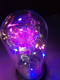 Glass Rose bottle ornament light love valentine's day mother's day rainbow