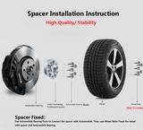 5x112, CB 66.6 to 5x112 Threading Insert Spacer Adapters