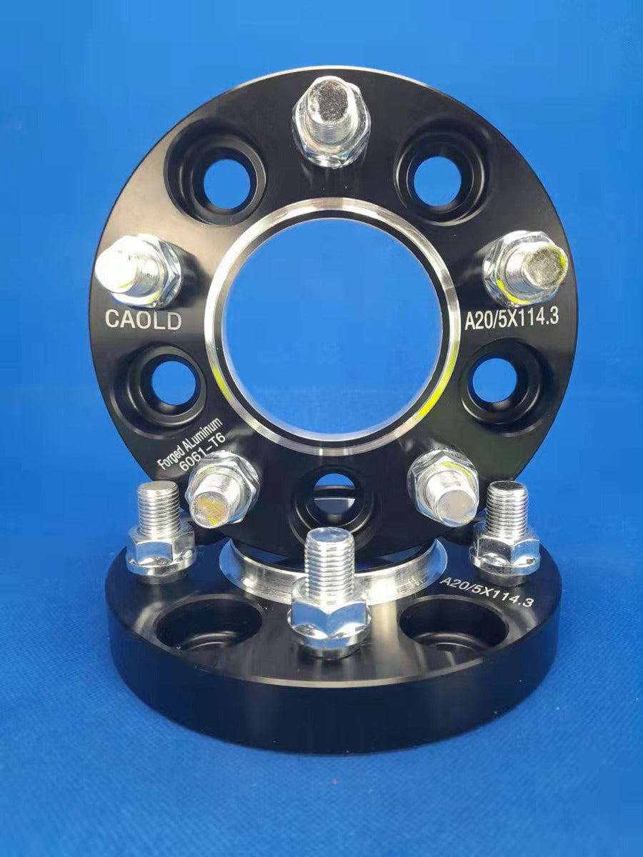 5x114.3, CB 60.1 to 5x114.3 Black Spacer Adapters 15/20/25/30 mm thick ...