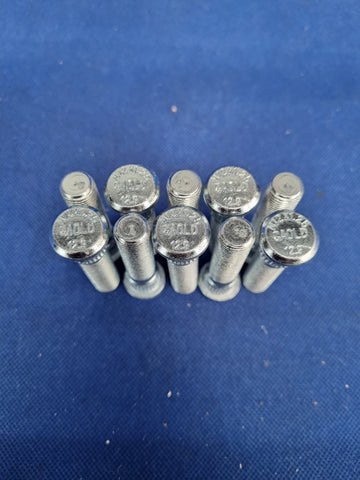 10PCS Extended Press In Wheel Studs Straight Knurl M12x1.25 Grade 12.9 50mm Length