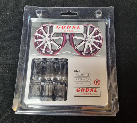 20PCS Chrome Wheel Locks Nuts Wheels Rims M12x1.5
