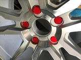 21mm Wheel lug nut cover hub bolt caps universal hexagonal glowing car