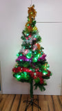 Christmas Tree 1.6m 1.4m small tall frosted tips yellow tips DIY decorations
