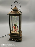Hang Hook Christmas light pendant ornament snowing effect lamp Santa Angel Snow