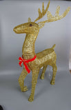Golden Reindeer LED Christmas Ornament Decoration Xmas USB