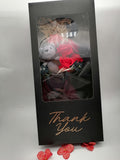 Artifical Fake Rose Scented Bouquet Teddy Bear Valentine's Day Gift Love Thanks
