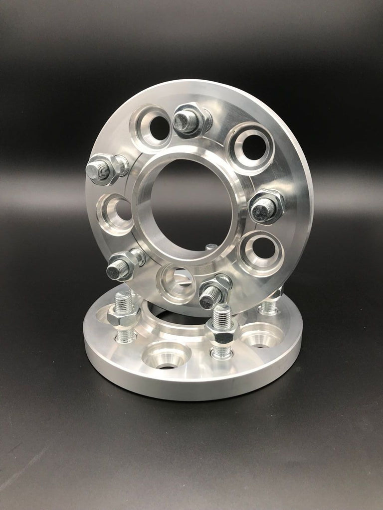 5x130 Wheel Spacers – 20mm Hubcentric 71.5 CB, 6061-T6 Aluminum, Silver Anodized – VelocityRacing