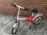 Electric Bike Bicycle Foldable E Bike Battery Powered 36V 250W Red Gold