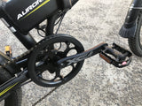 Electric Bike Bicycle Foldable E Bike Battery Powered 36V 250W Black Multi Gear