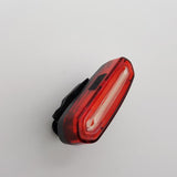 Deemount bicycle tail light rear night USB recharge COB LED Red Blue White Flash