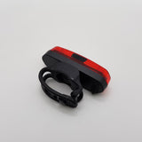 Deemount bicycle tail light rear night USB recharge COB LED Red Blue White Flash