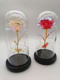 Glass Rose bottle ornament light love valentine's day mother's day rainbow